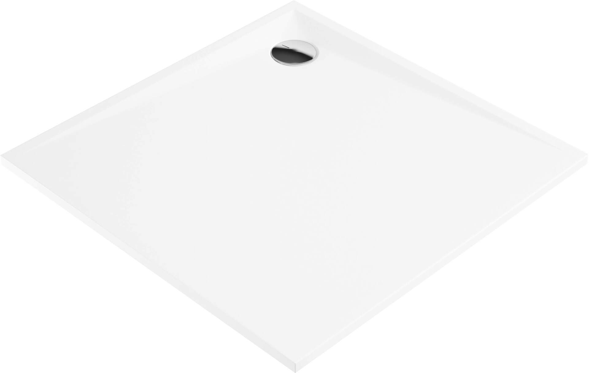 Akrylátová sprchová vanička, štvorcová, 80 cm