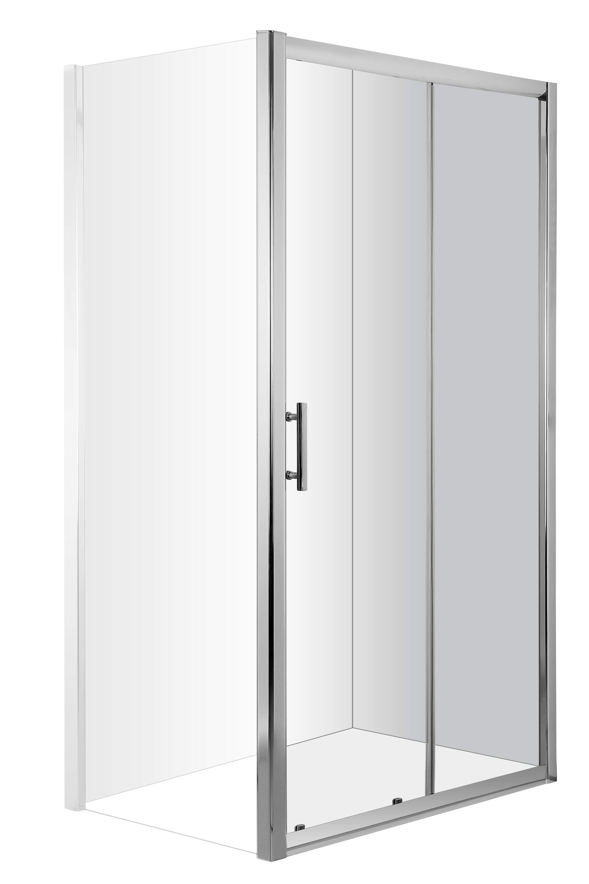 Sprchové dvere, zapustené, 110 cm - posuvné